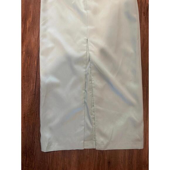 NWT Alieva ARICA SPAGHETTI STRAP MIDI DRESS (SKY BLUE) Sz Lg - Picture 6 of 9